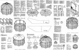 How To Build 12' Octagon Screened Gazebo Plans, Material List Include #10112
