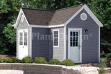Dual Garden Structure Storage Shed Plans, Material List Included #60712