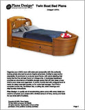 Children's Twin Boat Bed with Trundle Woodworking Plans, Do It Yourself, Detail Drawings and Step-by- Step Instructions Included