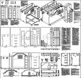 Dollhouse Bunk / Loft Twin Bed Woodworking Plans (Instructions) Do It Yourself, Detail Drawings and Step-by- Step Instructions Included