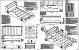 Children's Racing Car Twin Bed Woodworking Plans (Instructions) Do It Yourself, Detail Drawings and Step-by- Step Instructions Included