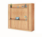 Murphy Horizontal Queen Wall Bed Plans with Table, Design 3QHWB