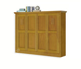 Murphy 8-Panel Horizontal Queen Wall Bed Plans, Design 7QHWB