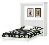 Murphy 5-Panel Door Full Wall Bed Plans, Design 1FDWB