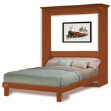 Murphy 6-Panel Door Queen Wall Bed Plans, Design 4QDWB