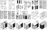 4' x 8' Combination Barn Chicken Coop Plans, Material List Included #80408CB
