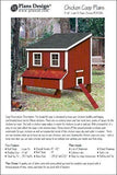 5' x 6' Lean-To Chicken / Hen House / Coop Plans, 90506L
