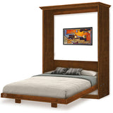 Murphy 2-Panel Frame Queen Wall Bed Plans, Design 5QVWB