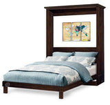 Murphy 4-Panel Frame Queen Wall Bed Plans, Design 7QVWB