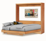 Murphy Horizontal Queen Wall Bed Plans with Table, Design 3QHWB