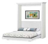 Murphy 4-Panel Door Queen Wall Bed Plans, Design 1QDWB