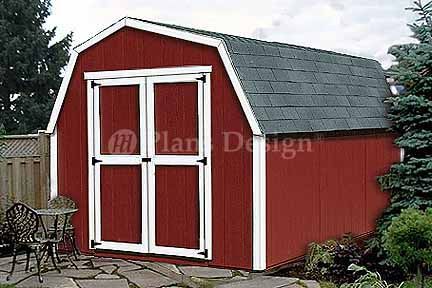 12' x 8' barn storage shed