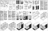 Chicken Coop / Hen House 4 ft x 8 ft Gable / A Frame Roof Style Project Plans, 70408RG