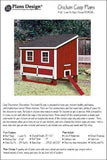 4' x 6' Chicken Coop / Hen House Plans, Lean-to Roof Style, Material List Included 90406L