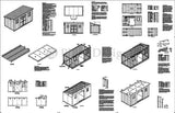 8' x 16' Deluxe Shed Plans, Modern Roof Style Design # D0816M, Material List